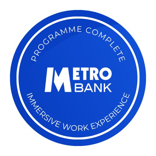 Badge for Badge of completion - Metro Bank